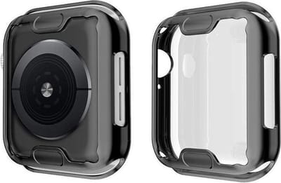 DrPhone TPU Sport Siliconen Case - Volledige bescherm Case - Rubber Case - Geschikt Voor Apple Watch 1/2/3 - 38mm - Zwart