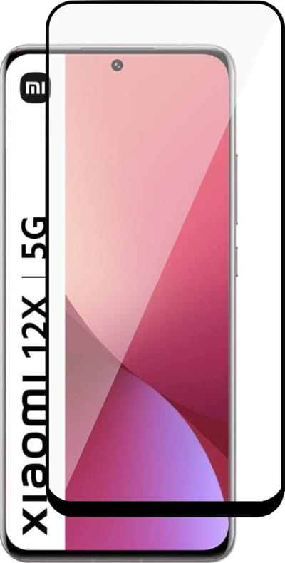 Screenprotector geschikt voor Xiaomi 12X - Gehard Glas Beschermglas Tempered Glass Volledig Dekkende Screen Protector