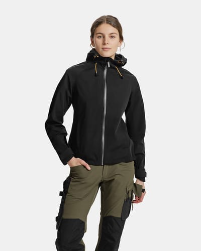 Jobman 1375 Shell Jas Woman 65137548 - Zwart - S