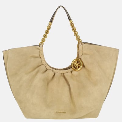 Michael Kors Indie cinch tote shopper L khaki