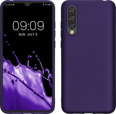 kwmobile telefoonhoesje geschikt voor Xiaomi Mi 9 Lite - Hoesje voor smartphone - Back cover in metallic blauwpaars