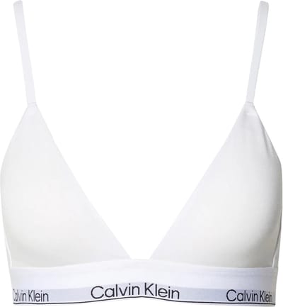 Calvin Klein dames Modern Cotton lightly lined triangle bra - triangel BH - wit