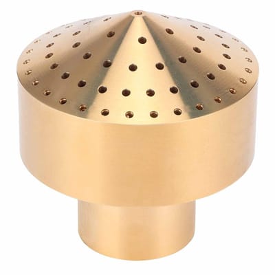 Dailygoods - Fontein Nozzle Heads, Messing Fontein Nozzle, Binnendraad Messing Fontein Nozzle Sproeikop Sprinkler voor Landschapsarchitectuur Vijver Decor(1" 32mm inner teeth)