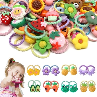 Zachte Haaraccessoires voor Meisjes - Elastische Haarbanden en Ponytail Holders voor Kinderen en Peuters