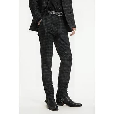 John Varvatos Slim Fit Pants With Welt Hip Pocket And Black Size: 44 | Tailored Pants Outlet | Heren | Zwart
