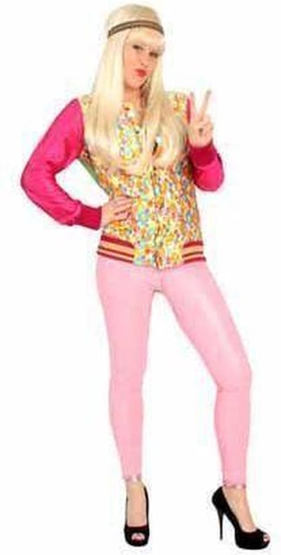 Vest jaren 60 70 peace meisje Maat 152