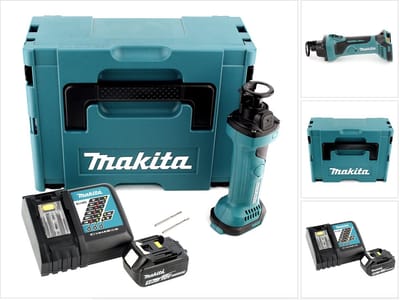 Makita DCO 180 RT1J accu-rotatiesnijder 18 V + 1x accu 5,0 Ah + oplader + Makpac