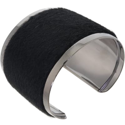 Behave – Armband – Zwart – Gunmetal – Breed – Nikkelvrij – Elegant