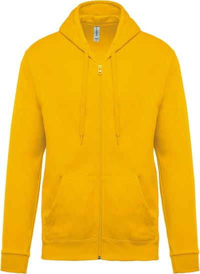 Kariban Sweater met rits en capuchon K479 - Yellow - XS