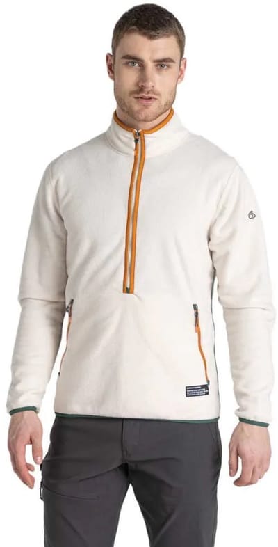 Craghoppers Co2 Renu Fleece Met Halve Rits Beige S Man