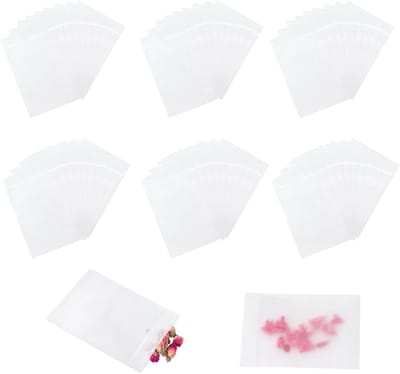 Set van 150 Ritszakjes, Herbruikbare Plastic Zakjes voor Kleine Items, Sieraden en Organisatie, Mini Baggies met Sluiting