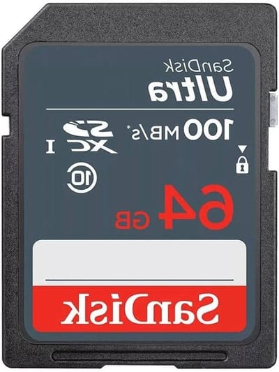 Geheugenkaart - SDXC kaart - Foto's Opslaan - Snelle Overdracht - 64 GB - Zwart Grijs