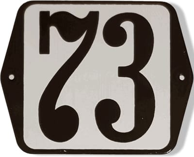 Huisnummer standaard nummer 73