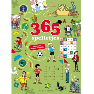 365 Spelletjes Met Al Jouw Favoriete Stripfiguren - Hec Leemans