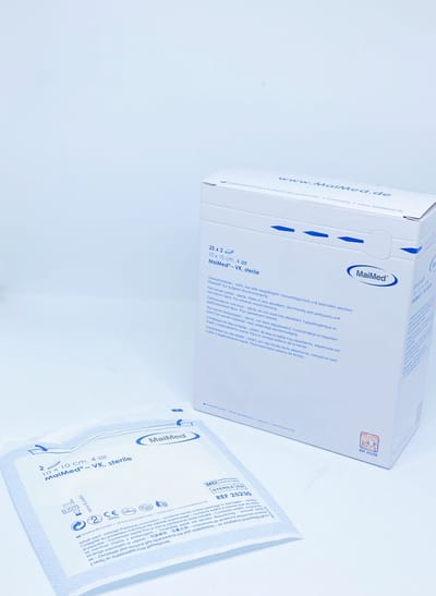 MaiMed non-woven steriele gaascompressen 10cm x 10cm - 50 stuks