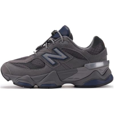 New Balance 9060 Peuter Castlerock Kindersneakers Grijs Marineblauw Zilver-Metallic PV9060EC 35 black