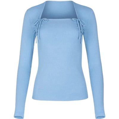 Dames t-shirt met lange mouwen en verstelbare halslijn Lisca Kenza