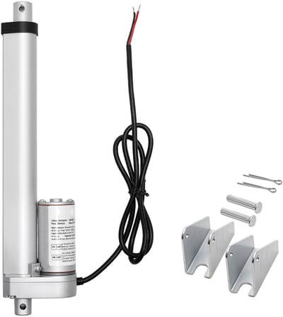 12V Lineaire Actuator, Slag van 8 Inch, Snelheid van 0,6 Inch/S, Capaciteit 225 Lbs/1000n, IP54-Classificatie met Montagebeugel voor Verstelbare Bureaus, Fauteuils en Geautomatiseerde Ramen Of Deuren