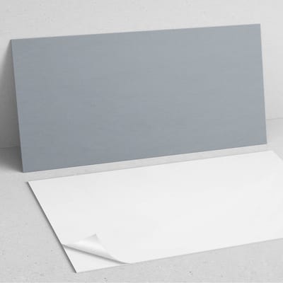 Coloray Wandpanelen Zelfklevend - Kleur grijs PVC Wandpaneel - 100 cm x 50 cm - Grijs Wandbekleding Zelfklevend - 1 stuk - Eénkleurige Wandpanelen Zelfklevend - Wandpaneel Keuken - Wandpanelen Badkamer