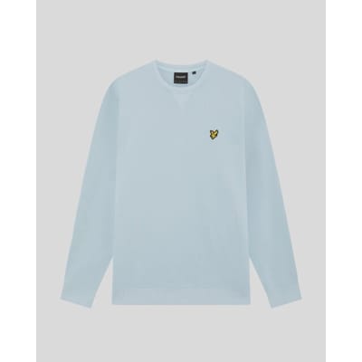 Lyle & Scott Sweat Crewneck Opal Blauw - Maat M - Heren - Sweaters
