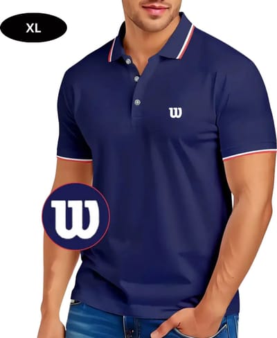 Bovista Golf Shirt Heren - T-shirt - Golfkleding - Golfen - Golf Accessoires - Polo Shirt - Marineblauw - Maat XL