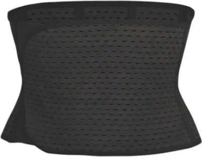 Finnacle - Waist Trainer - Postpartum Band - Afslankband - Afslanken - Zweetband - Verstelbaar met Klitteband - Luchtdoorlatend - Zwart