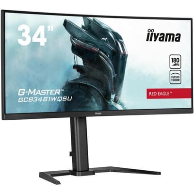iiyama G-MASTER dompel jezelf onder in het spel met de gebogen GCB3481WQSU-B1 Red Eagle met FreeSync Premium