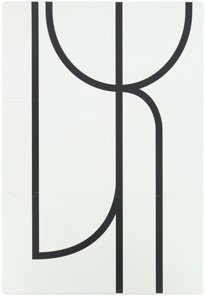 Puck Playmat Lines - Sandy Black