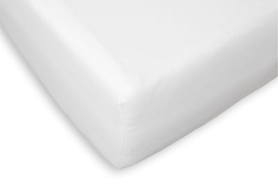Briljant Home Molton Hoeslaken Boxspring 180x210/220 - Wit - Lits-jumeaux