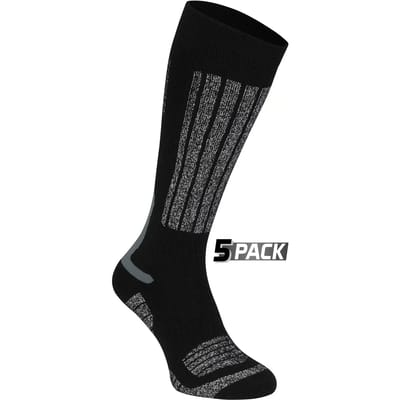 Starling Skikousen - 5-pack - Whistler - Zwart/Grijs - Maat31/34