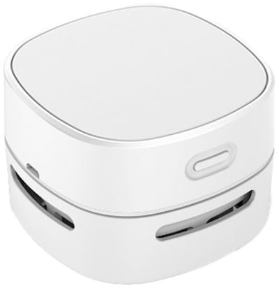 Kleine handzame stofzuiger - huishoudelijk draagbaar all-in-one draadloze mini tafelstofzuiger - Wit oplaadbaar model