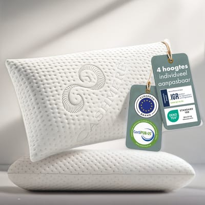 Blumtal Traagschuim Neksteunkussen - Orthopedisch hoofdkussen - Wasbare hoes - Oeko-TEX® gecertificeerd - 70 x 36 x 7 cm