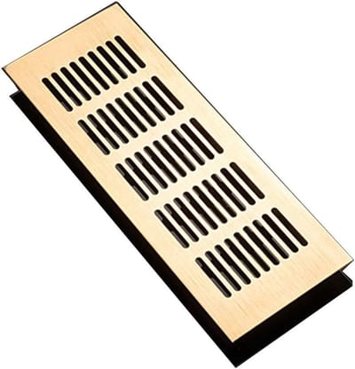 Ventilatierooster - Afdekking Ventilatie - Kast Ontluchten - Corrosiebestendig Aluminium - Rechthoekig - Goud