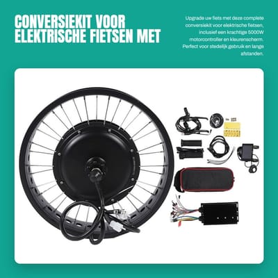 Dailygoods - Conversiekit voor Elektrische Fietsen met Kleurenscherm