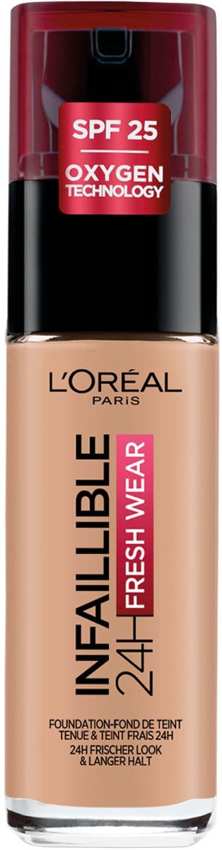 L’Oréal Paris Infaillible 32H Fresh Wear Foundation - 230 Radiant Honey - Langhoudende Foundation met SPF