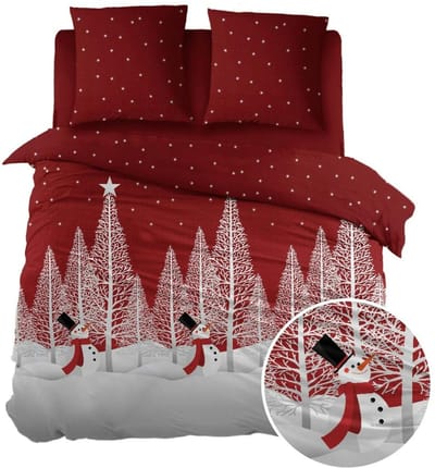 Sleepnight Dekbedovertrek - Multi Print Flanel - B 140 x L 200 cm/B 140 x L 220 cm - 1-persoons - 003426-B 140 x L 200/220 cm