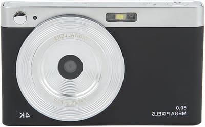 Compacte 4K Digitale Camera met 16x Zoom en 50MP Autofocus voor Vloggen, Ideaal voor Macro Fotografie en Studenten