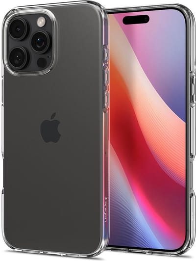 Spigen Liquid Crystal Hoesje Geschikt voor Apple iPhone 16 Pro Max - Back Cover TPU Transparant
