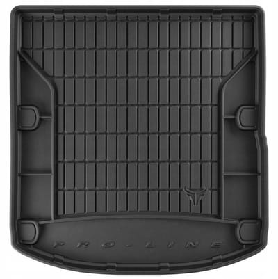 Premium Rubber Kofferbakmat met Organizer Functie – Geschikt voor AUDI A4 B9 Sedan 2015-2023 – TPE Rubber – Hoge Rand 5 cm – Antislip & Geurloos