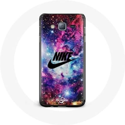 Coque pour Samsung Galaxy j3 2016 Nike Logo Espace Coloré