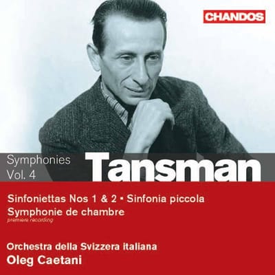 Melbourne Symphony Orchestra, Oleg Caetani - Tansman: Orchestral Works, Volume 4 - Chamber Symphonies (CD)