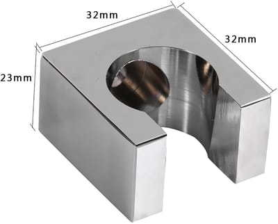 Dailygoods- Douchekophouder - Duurzaam Koper - Waterdicht - Eenvoudige Installatie - Geschikt voor Glad oppervlak - Universeel voor Handdouches - Douchehouder