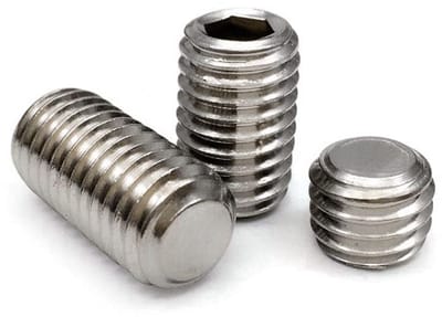 25 stuks M10 x 10 mm Inbusschroeven Platte Punt Roestvrij Staal Set