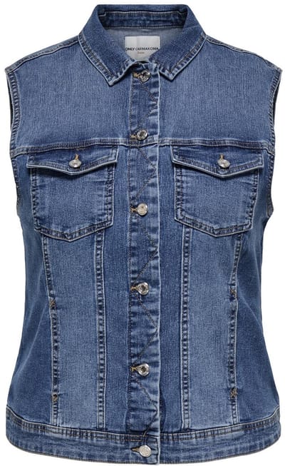 ONLY CARMAKOMA - CARWESPA WEST DNM PIM619 NOOS Dames Gilet