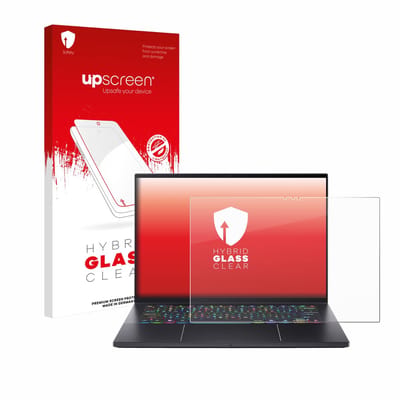upscreen - Screenprotector voor Acer Predator Triton 14 AI - Folie Beschermfolie Beschermglas transparant