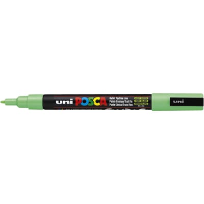 Posca marker met conische punt schrijfdikte fijn lichtgroen