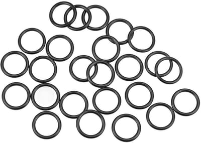 Dailygoods- O-ringen 25 stuks - Nitrilrubber - 34 mm buitendiameter - 29 mm binnendiameter - 2,5 mm breed - Afdichtingsset voor loodgieterswerkzaamheden - Afdichtringen