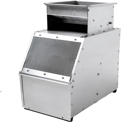 Elektrische Graanreiniger - Graan Sorteerder - Graan Zaden Scheiden - Instelbare Uitlaat - 40 x 19 x 39 cm - Zilver