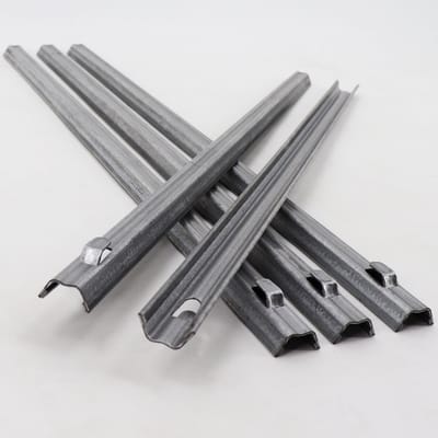 10 W-profiel hekankers, grondankers voor wildhekken, boshekken, weidehekken, 70 cm