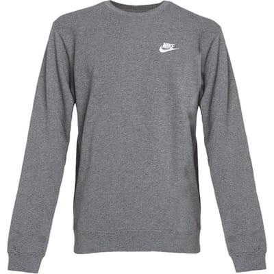 Nike Zacht Comfortabel Huidvriendelijk Ronde Hals Pullover Sweatshirt Heren sweatshirt 804343-071 L gray